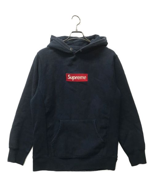 SUPREME（シュプリーム）Supreme (シュプリーム) Box Logo Hooded Sweatshirt ネイビー サイズ:Lの古着・服飾アイテム