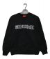 Supreme（シュプリーム）の古着「SHATTERED LOGO CREWNECK」｜ブラック