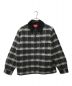 Supreme（シュプリーム）の古着「FAUX FUR COLLAR FLANNEL SHIRT」｜グレー