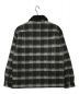 Supreme (シュプリーム) FAUX FUR COLLAR FLANNEL SHIRT グレー サイズ:M：10800円