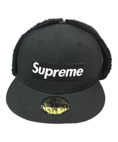 SUPREME（シュプリーム）SUPREME (シュプリーム) Earflap Box Logo ブラック サイズ:7　3/8の古着・服飾アイテム