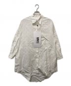 MM6 Maison Margielaエムエムシックス メゾンマルジェラ）の古着「6 Shirt Dress」｜ホワイト