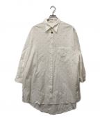 MM6 Maison Margielaエムエムシックス メゾンマルジェラ）の古着「6 Shirt Dress」｜ホワイト