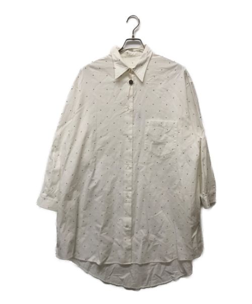 MM6 Maison Margiela（エムエムシックス メゾンマルジェラ）MM6 Maison Margiela (エムエムシックス メゾンマルジェラ) 6 Shirt Dress ホワイト サイズ:Sの古着・服飾アイテム