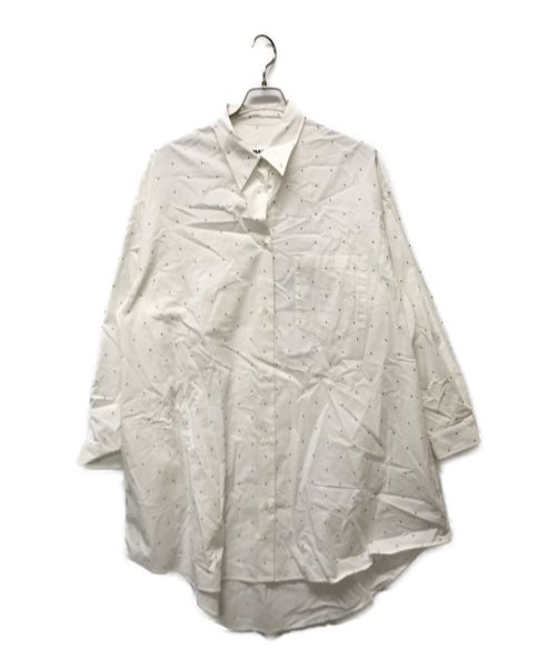 MM6 Maison Margiela（エムエムシックス メゾンマルジェラ）MM6 Maison Margiela (エムエムシックス メゾンマルジェラ) 6 Shirt Dress ホワイト サイズ:M 未使用品の古着・服飾アイテム