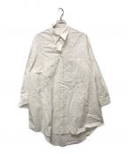 MM6 Maison Margielaエムエムシックス メゾンマルジェラ）の古着「6 Shirt Dress」｜ホワイト