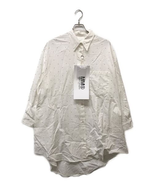 MM6 Maison Margiela（エムエムシックス メゾンマルジェラ）MM6 Maison Margiela (エムエムシックス メゾンマルジェラ) 6 Shirt Dress ホワイト サイズ:Mの古着・服飾アイテム