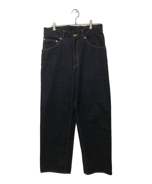 ANCELLM（アンセルム）ANCELLM (アンセルム) OW SELVEDGE DENIM STRAIGHT 5P PANTS インディゴ サイズ:2の古着・服飾アイテム