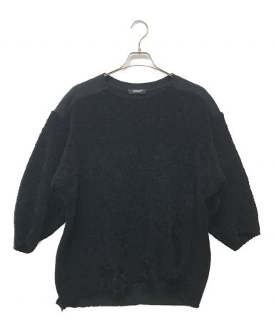 SALE／37%OFF】 ニット 変形 フロントロング 切替 シースルー 2011AW