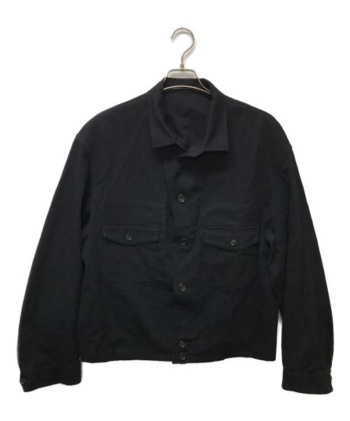 Yohji Yamamoto pour homme（ヨウジヤマモト プールオム）Yohji Yamamoto pour homme (ヨウジヤマモト プールオム) コットンブルゾン ブラック サイズ:Mの古着・服飾アイテム