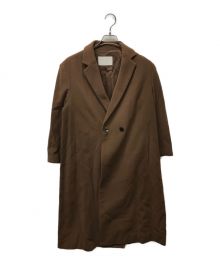 BALLSEY（ボールジィ）の古着「ウールカシミヤリバー チェスターコート」｜ブラウン