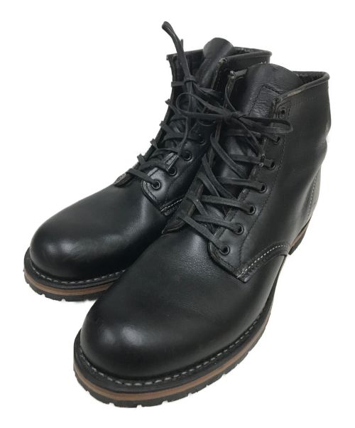 RED WING（レッドウィング）RED WING (レッドウィング) ベックマン  ラウンドブーツ ブラック サイズ:US9の古着・服飾アイテム