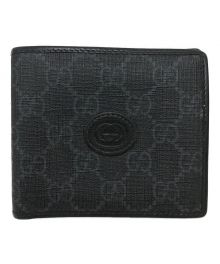 GUCCI（グッチ）の古着「2つ折り財布」｜ブラック