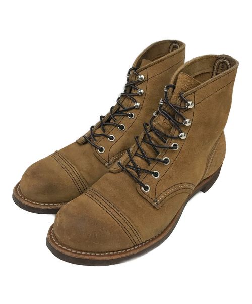 RED WING（レッドウィング）RED WING (レッドウィング) アイアンレンジャー スエードレースアップブーツ ブラウン サイズ:US7の古着・服飾アイテム