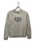 A.P.C.（アー・ペー・セー）の古着「ロゴスウェット」｜グレー