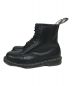 Dr.Martens (ドクターマーチン) ホワイトステッチ8ホールレースアップシューズ ブラック サイズ:US10：12800円