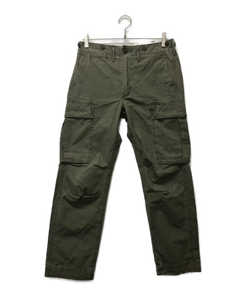 RRL（ダブルアールエル）RRL (ダブルアールエル) SURPLUS CARGO PANT カーキ サイズ:W28の古着・服飾アイテム