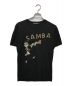 DOLCE & GABBANA（ドルチェ＆ガッバーナ）の古着「SAMBA スパンコールTシャツ」｜ブラック