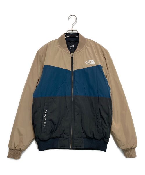 THE NORTH FACE（ザ ノース フェイス）THE NORTH FACE (ザ ノース フェイス) HEYDAY ECO PADDING JACKET ベージュ×ネイビー サイズ:Sの古着・服飾アイテム