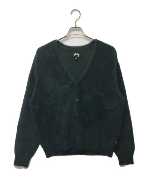 stussy（ステューシー）stussy (ステューシー) SHAGGY CARDIGAN ネイビー サイズ:Mの古着・服飾アイテム