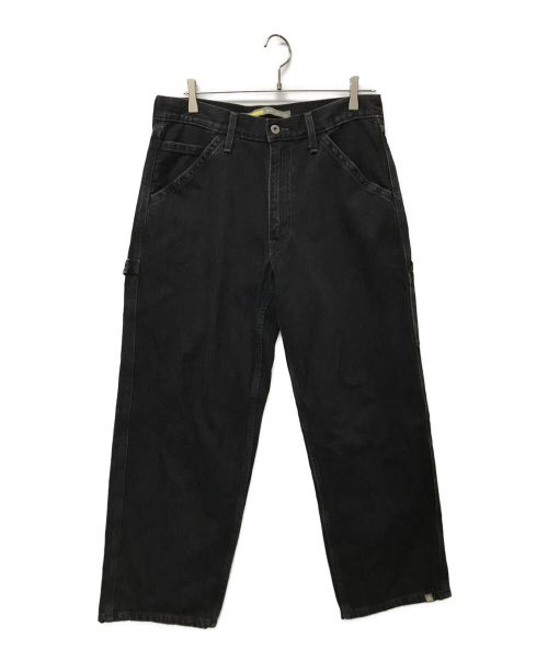 LEVI'S SILVERTAB（リーバイス シルバータブ）LEVI'S SILVERTAB (リーバイス シルバータブ) ワイドペインターデニムパンツ ブラック サイズ:SIZE W32の古着・服飾アイテム