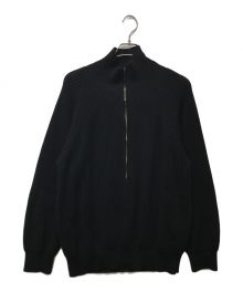 Toironier（トワロニエ）の古着「Half Zip Knit」｜ブラック