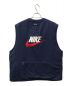 SUPREME (シュプリーム) NIKE (ナイキ) 18FW Nylon Sherpa Vest ネイビー サイズ:SIZE XL：25000円