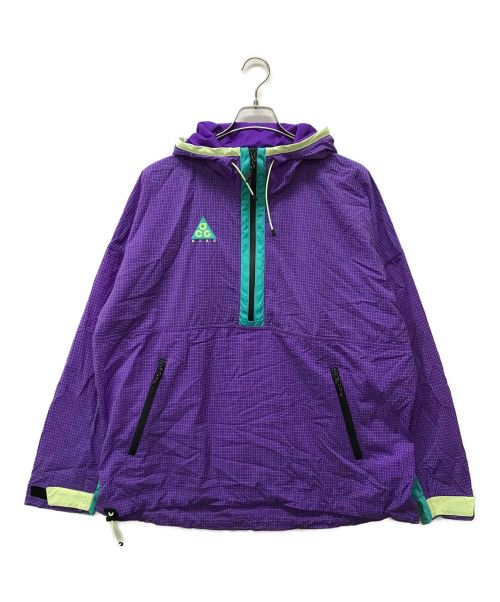 NIKE ACG（ナイキエージーシー）NIKE ACG (ナイキエージーシー) アノラックパーカー パープル サイズ:XLの古着・服飾アイテム