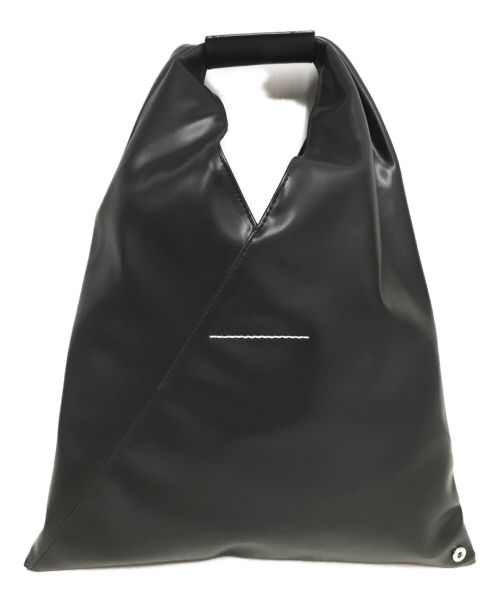 MM6 Maison Margiela（エムエムシックス メゾンマルジェラ）MM6 Maison Margiela (エムエムシックス メゾンマルジェラ) ブラック スモール トライアングルトート ブラック サイズ:UNIの古着・服飾アイテム