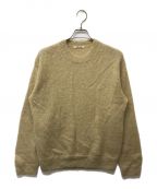 AURALEEオーラリー）の古着「BRUSHED SUPER KID MOHAIR KNIT P/O」｜ベージュ