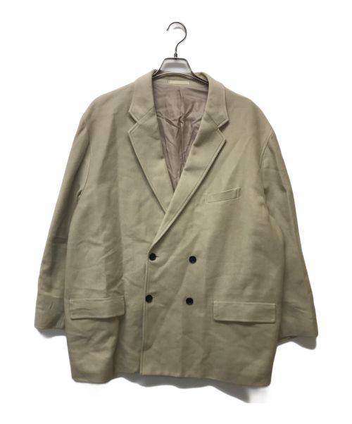 Graphpaper（グラフペーパー）Graphpaper (グラフペーパー) SUPIMA MOLESKIN DOUBLE JACKET ベージュ サイズ:Fの古着・服飾アイテム