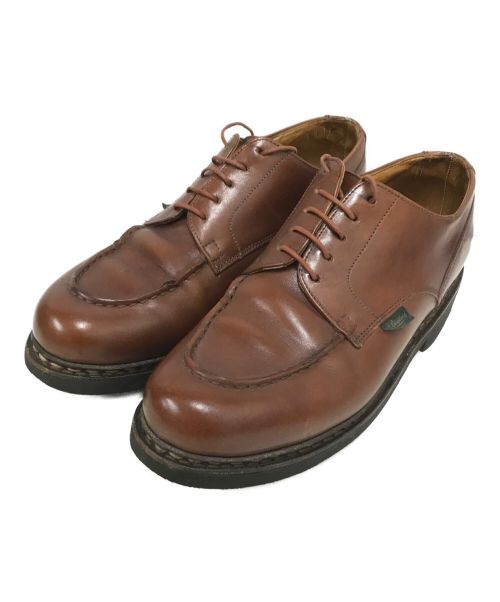 PARABOOT（パラブーツ）PARABOOT (パラブーツ) シャンボード Uチップシューズ ブラウン サイズ: 7.5 Fの古着・服飾アイテム