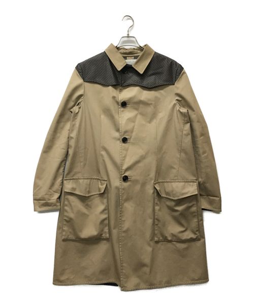 KLOKE（クローク）KLOKE (クローク) メッシュデザインステンカラーコート ベージュ サイズ:3の古着・服飾アイテム