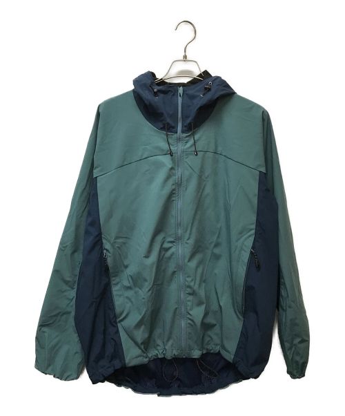 SQUEEZED DESIGN（スクイーズ デザイン）SQUEEZED DESIGN (スクイーズ デザイン) ALWAYTH (オールウェイズ) WEATHER PRF JACKET ブルー サイズ:XXLの古着・服飾アイテム