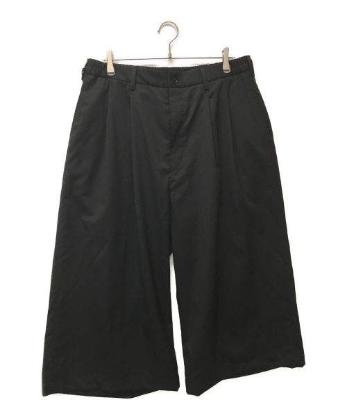 COOTIE PRODUCTIONS（クーティープロダクツ）COOTIE PRODUCTIONS (クーティープロダクツ) COMBAT WOOL TWILL SHIN CUT WIDE EASY TROUSERS ブラック サイズ:X-LARGEの古着・服飾アイテム