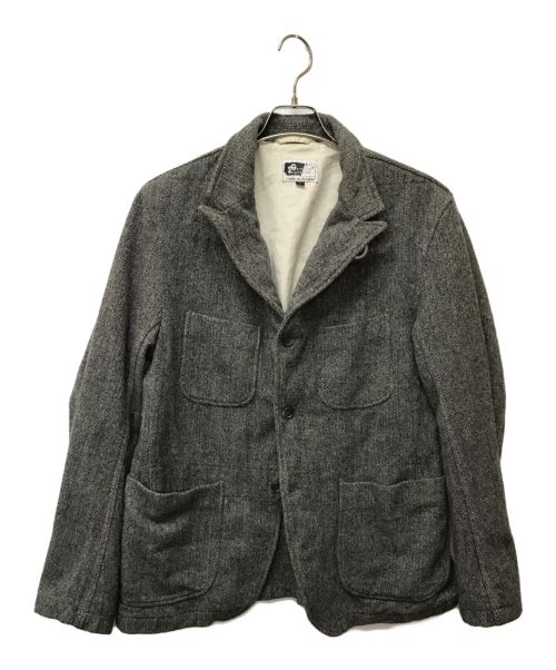 Engineered Garments（エンジニアド ガーメンツ）Engineered Garments (エンジニアド ガーメンツ) ヘリンボーンウールジャケット グレー サイズ:Lの古着・服飾アイテム