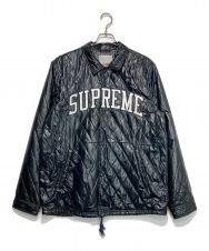 SUPREME (シュプリーム) Quilted Coaches Jacket/キルティングコーチジャケット ネイビー サイズ:L