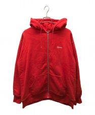 Supreme　 (シュプリーム) フードスクリプト裏地サーマルジップパーカー/Hood Logo Thermal Zip Up レッド サイズ:XLarge