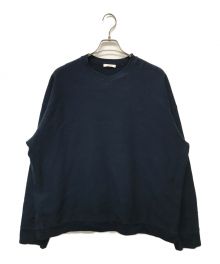 ATON（エイトン）の古着「B'2nd別注 GARMENTDYE URAKE OVERSIZED SWEATSHIRT」｜ネイビー