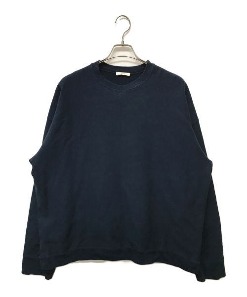 ATON（エイトン）ATON (エイトン) B'2nd別注 GARMENTDYE URAKE OVERSIZED SWEATSHIRT ネイビー サイズ:06の古着・服飾アイテム