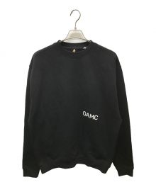 FRAGMENT DESIGN×OAMC（フラグメントデザイン×オーエーエムシー）の古着「PEACEMAKER スウェット/コラボロゴプリントスウェット/OAYP709686」｜ブラック