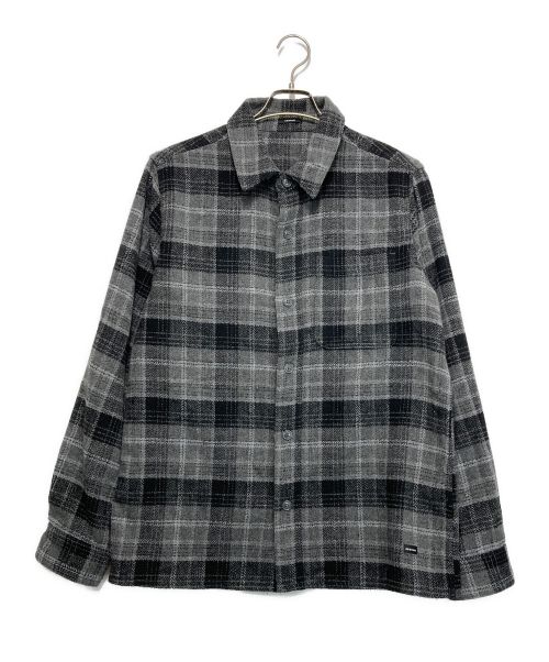 Denham（デンハム）Denham (デンハム) BRI BURTON CHECKERED OVERSHIRT グレー サイズ:Mの古着・服飾アイテム