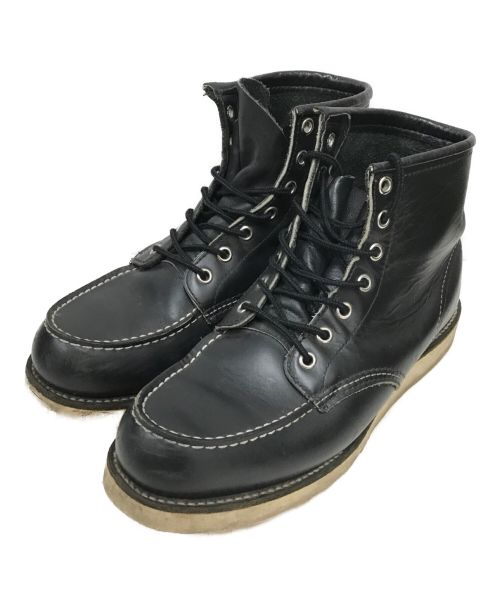 RED WING（レッドウィング）RED WING (レッドウィング) 6インチ クラシックモック レースアップブーツ ブラック サイズ:us8.5の古着・服飾アイテム