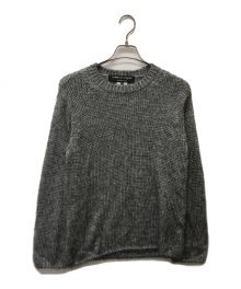 COMME des GARCONS HOMME PLUS（コムデギャルソンオムプリュス）の古着「メタリッククルーネックニット」｜グレー