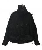 BURBERRY LONDONバーバリーロンドン）の古着「Packaway Hood Funnel-neck Jacket」｜ブラック