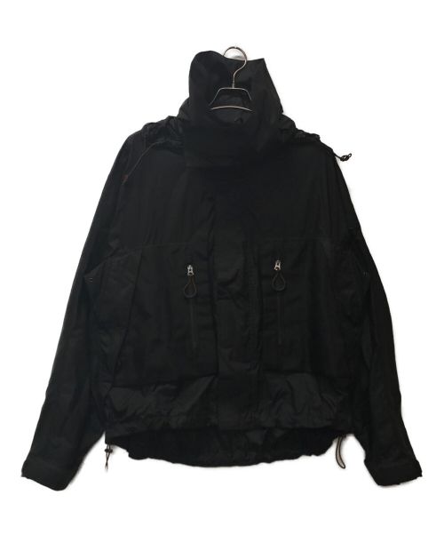 BURBERRY LONDON（バーバリーロンドン）BURBERRY LONDON (バーバリー ロンドン) Packaway Hood Funnel-neck Jacket ブラック サイズ:52の古着・服飾アイテム