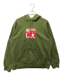 SUPREME（シュプリーム）の古着「ドッグ イート ドッグ フーディー」｜カーキ