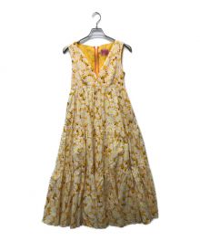 Kate Spade（ケイトスペード）の古着「Daisy Poplin Vineyard Midi Dress」｜イエロー