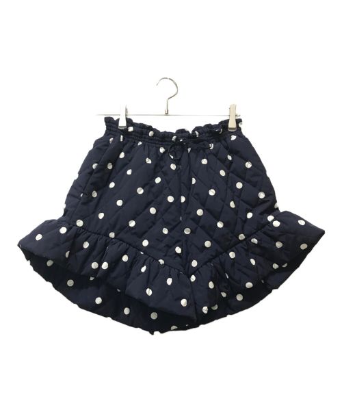 rosy monster（ロージーモンスター）rosy monster (ロージーモンスター) marshmallow frill dot quilting short pants ネイビー サイズ:フリーの古着・服飾アイテム