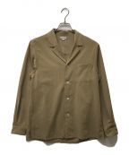 STEVEN ALANスティーブンアラン）の古着「HI/TWIST TRD/OPENCOLLAR SHIRT」｜ベージュ